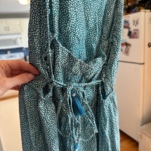 Maaji Sprinkle Teal Nicole Long Dress - medium - Picture 6 of 7